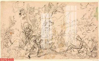 Download file Tranh sơn dầu phương tây tổng hợp STS28468 (chuẩn in) chất lượng cao