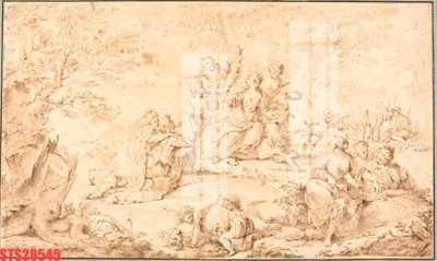 File tranh Tranh sơn dầu phương tây tổng hợp STS28545 (bản gốc) treo phòng ăn