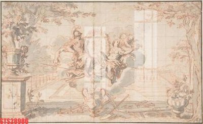 Tải file Tranh sơn dầu phương tây tổng hợp STS28986 (gốc) làm file thiết kế