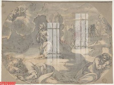 File in trần Tranh sơn dầu phương tây tổng hợp STS28997 (bản gốc) đại dương