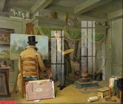 Download file Tranh sơn dầu phương tây tổng hợp STS29075 (gốc) in mica bàn thờ