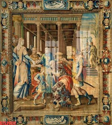 File in trần Tranh sơn dầu phương tây tổng hợp STS29172 (file gốc) hoa văn 3D