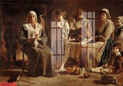 File gốc Tranh sơn dầu phương tây tổng hợp STS29195 (phiên bản chuẩn) để in ấn