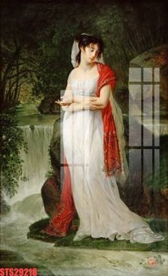 File in trần Tranh sơn dầu phương tây tổng hợp STS29218 (bản gốc) mây trời