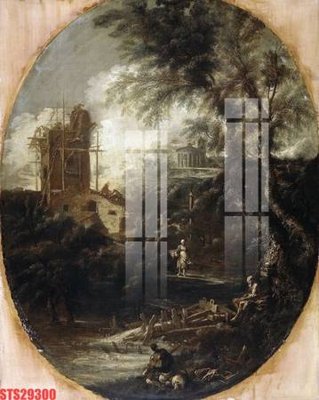 File ảnh Tranh sơn dầu phương tây tổng hợp STS29300 (gốc) cho trang trí nội thất