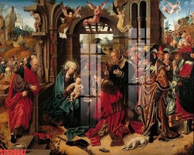 Tải về file tranh gốc Tranh sơn dầu phương tây tổng hợp STS29347 (để in quảng cáo)