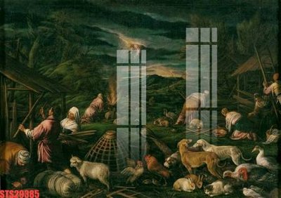 File tranh Tranh sơn dầu phương tây tổng hợp STS29385 (bản gốc) in canvas