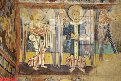 File gốc Tranh sơn dầu phương tây tổng hợp STS29439 (in tráng gương) ốp tường