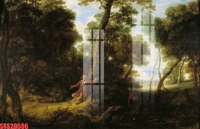 Download file gốc Tranh sơn dầu phương tây tổng hợp STS29506 (in mica) trong suốt