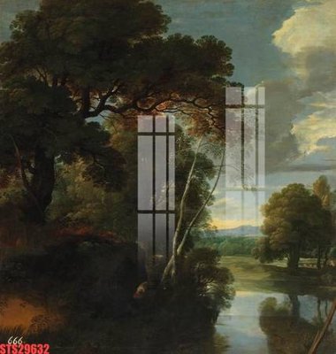 File in trần Tranh sơn dầu phương tây tổng hợp STS29632 (file gốc) xuyên sáng