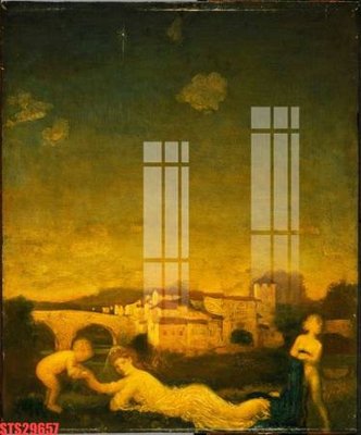 File in lụa Tranh sơn dầu phương tây tổng hợp STS29657 (tân cổ điển) Tranh sơn dầu phương tây tổng hợp STS29657