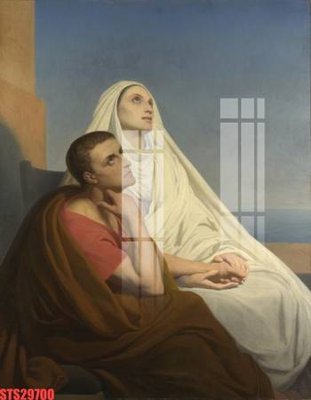 File gốc Tranh sơn dầu phương tây tổng hợp STS29700 (in lụa) tranh mã đáo