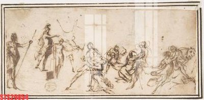 File in trần Tranh sơn dầu phương tây tổng hợp STS29854 (bản gốc) hoa văn