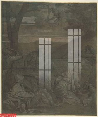 File ảnh Tranh sơn dầu phương tây tổng hợp STS29890 (gốc) trang trí khách sạn