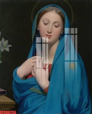 File in trần Tranh sơn dầu phương tây tổng hợp STS30255 (bản gốc) mây trời