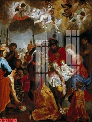 Download file Tranh sơn dầu phương tây tổng hợp STS30493 (gốc) in mica cao cấp