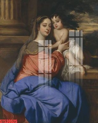 File gốc Tranh sơn dầu phương tây tổng hợp STS30525 (chuẩn màu) cho in offset