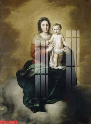 Download file Tranh sơn dầu phương tây tổng hợp STS30608 (gốc) in mica ốp bếp