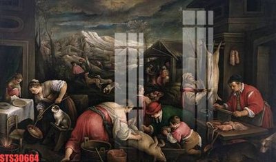 Tải file tranh Tranh sơn dầu phương tây tổng hợp STS30664 (gốc) tại Filetranh.com