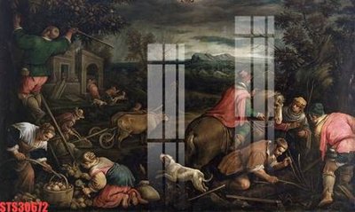 File tranh trang trí Tranh sơn dầu phương tây tổng hợp STS30672 (file gốc)