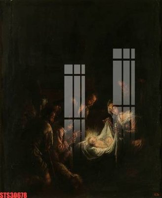 File ảnh Tranh sơn dầu phương tây tổng hợp STS30678 (gốc) cho trang trí nhà hàng