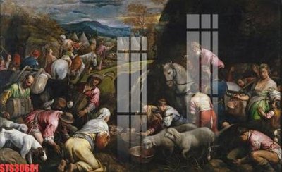 File gốc Tranh sơn dầu phương tây tổng hợp STS30681 (in 3D) cho trang trí