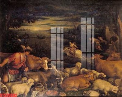 File tranh Tranh sơn dầu phương tây tổng hợp STS30682 (gốc) chủ đề trẻ em