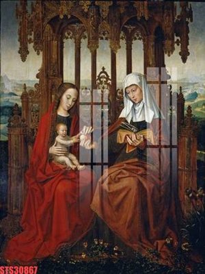 File gốc Tranh sơn dầu phương tây tổng hợp STS30867 (in lụa) họa tiết 3D