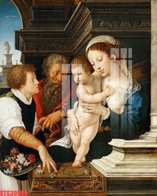 Hình ảnh file gốc Tranh sơn dầu phương tây tổng hợp STS30909 (chất lượng cao)