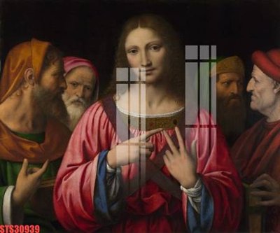 File ảnh Tranh sơn dầu phương tây tổng hợp STS30939 (gốc) in PP, decal