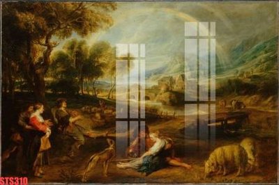 File tranh Tranh sơn dầu phương tây tổng hợp STS310 (gốc) in vải canvas