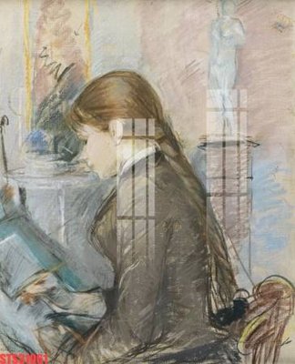 Hình ảnh file gốc in trần nhà Tranh sơn dầu phương tây tổng hợp STS31061