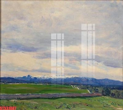 File tranh Tranh sơn dầu phương tây tổng hợp STS31087 (ảnh gốc) in trần 3D