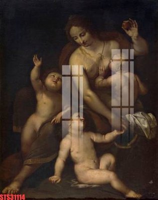 File gốc Tranh sơn dầu phương tây tổng hợp STS31114 (in 3D) cho trang trí