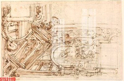 Ảnh gốc file in lụa Tranh sơn dầu phương tây tổng hợp STS31119 chi tiết