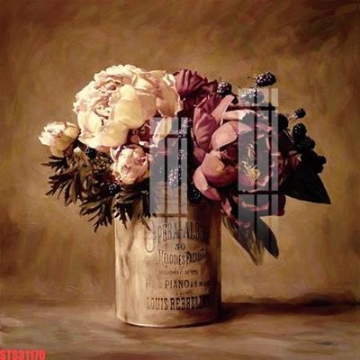 File in trần Tranh sơn dầu phương tây tổng hợp STS31170 (bản gốc) bầu trời