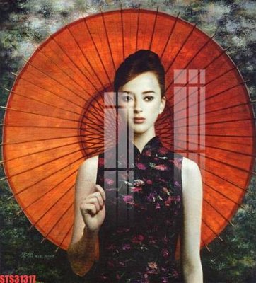 Ảnh gốc Tranh sơn dầu phương tây tổng hợp STS31317 (độ nét cao) in mica