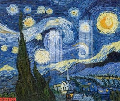 File ảnh Tranh sơn dầu phương tây tổng hợp STS31344 (gốc) in PP, decal