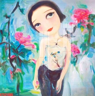 Hình ảnh file gốc in trần nhà Tranh sơn dầu phương tây tổng hợp STS31485