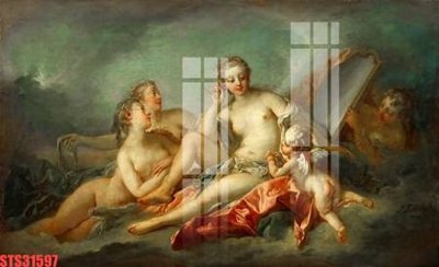 File ảnh Tranh sơn dầu phương tây tổng hợp STS31597 (gốc) trang trí khách sạn