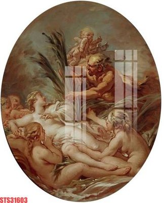 File in trần Tranh sơn dầu phương tây tổng hợp STS31603 (file gốc) xuyên sáng