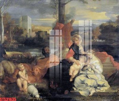 File in ấn chuyên nghiệp Tranh sơn dầu phương tây tổng hợp STS31635 (file gốc)