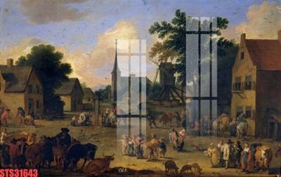 Download file gốc Tranh sơn dầu phương tây tổng hợp STS31643 (in mica) trang trí