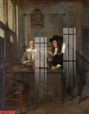 File in trần Tranh sơn dầu phương tây tổng hợp STS31697 (bản gốc) mây trời