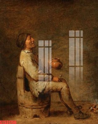 Ảnh gốc Tranh sơn dầu phương tây tổng hợp STS31756 (độ nét cao) in mica