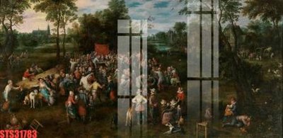 File gốc Tranh sơn dầu phương tây tổng hợp STS31783 (cho in UV) siêu nét