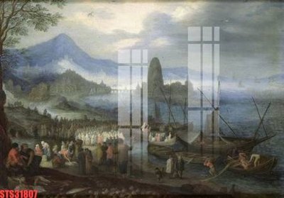 File tranh Tranh sơn dầu phương tây tổng hợp STS31807 (gốc) chủ đề thành phố