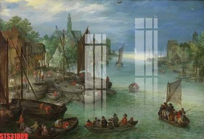 File tranh gốc Tranh sơn dầu phương tây tổng hợp STS31809 (bản quyền) file PSD