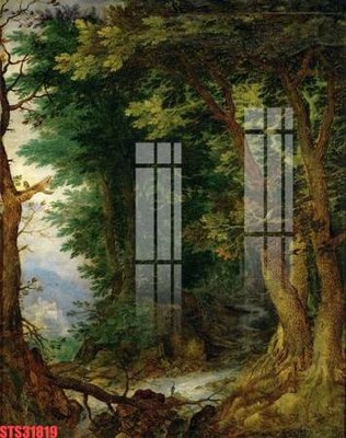 File in trần Tranh sơn dầu phương tây tổng hợp STS31819 (bản gốc) mây trời