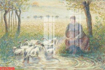 Hình ảnh file gốc in lụa Tranh sơn dầu phương tây tổng hợp STS32040